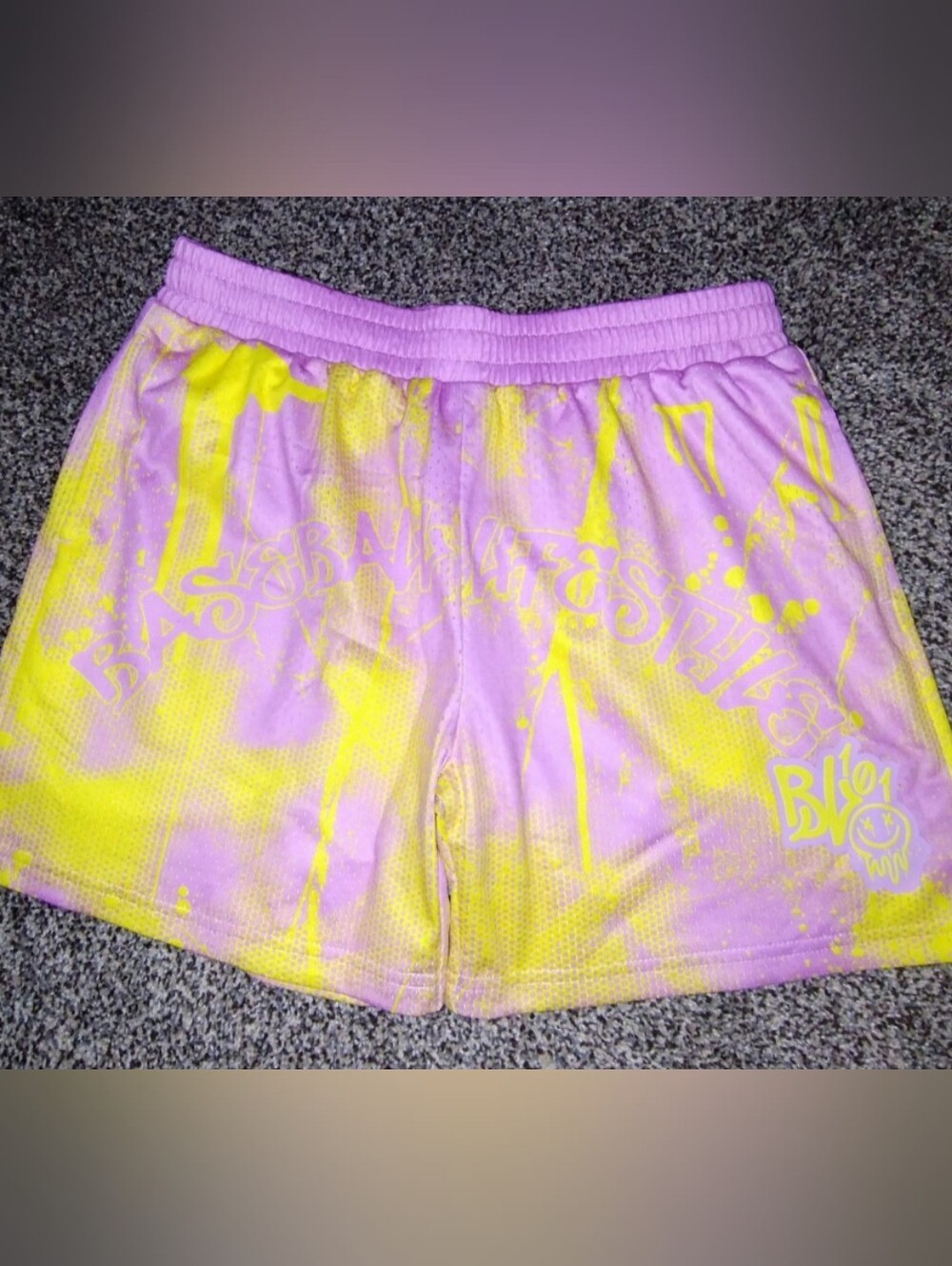 NWT Baseball Lifestyle 101 Graffiti Shorts Size Mens XL